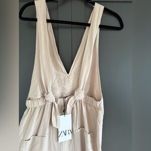 Zara Cream Jumpsuit for Women